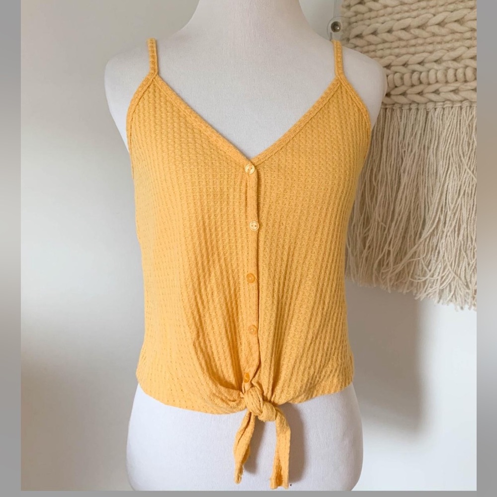 Yellow Rose & Vine tank top - size S